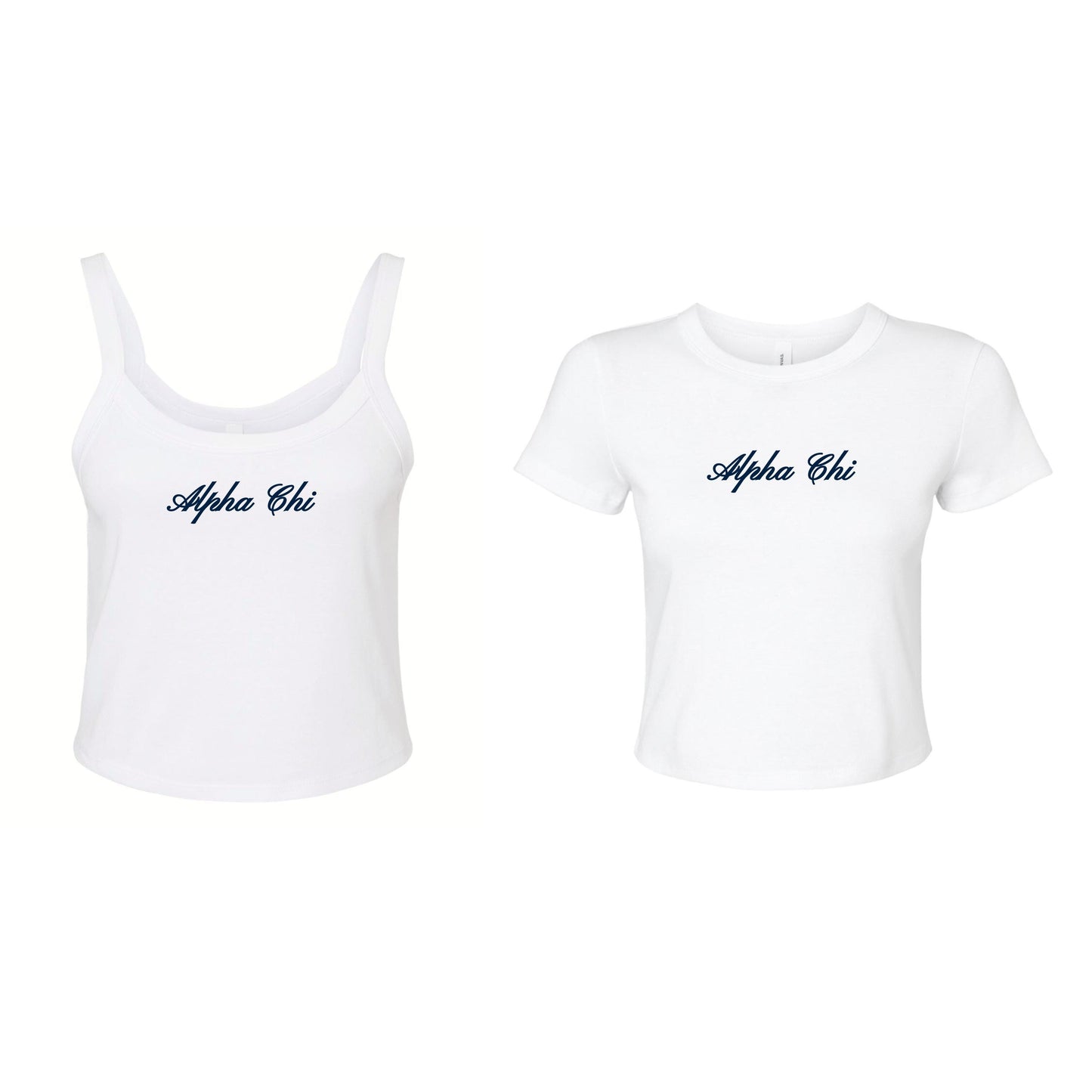 Alpha Chi Omega Cloud Nine Crop Top