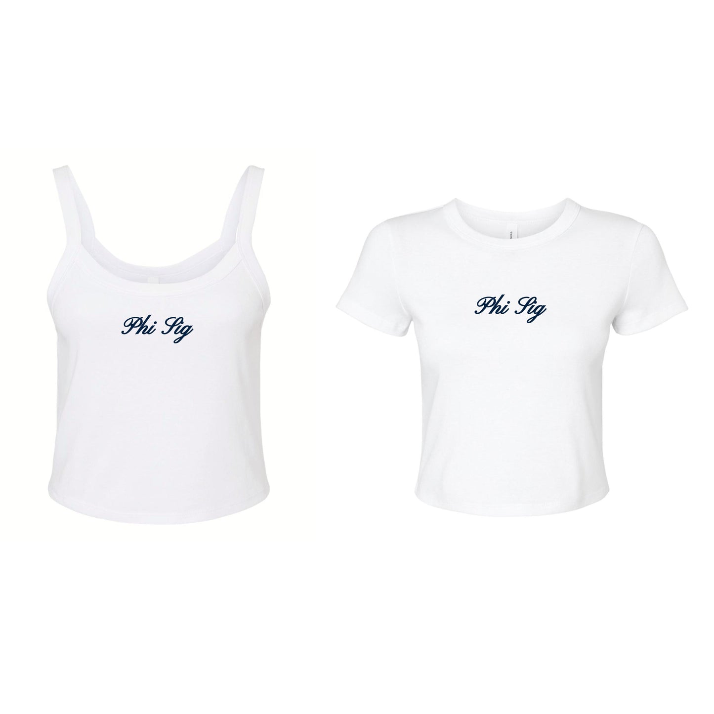 Phi Sigma Sigma Cloud Nine Crop Top