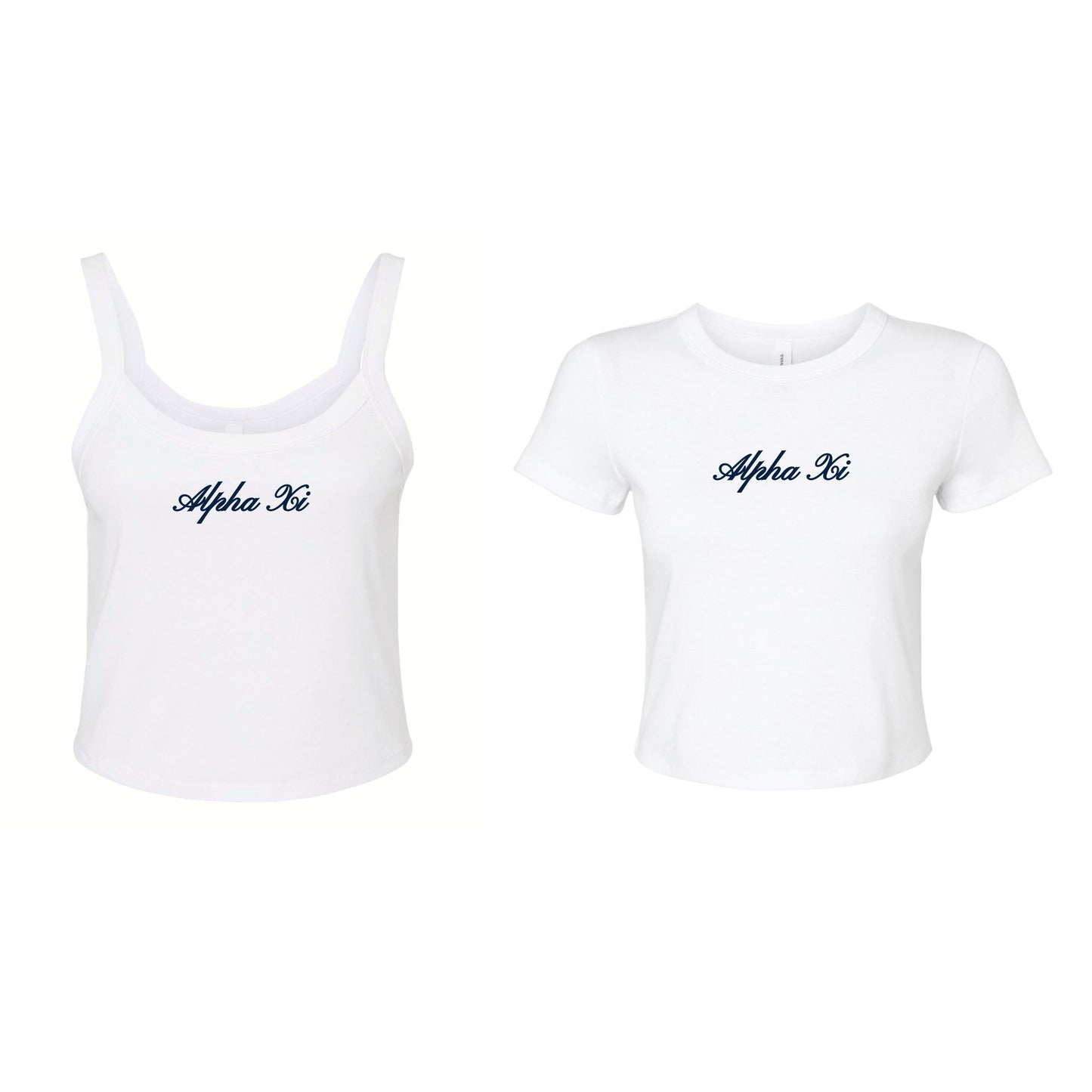 Alpha Xi Delta Cloud Nine Crop Top