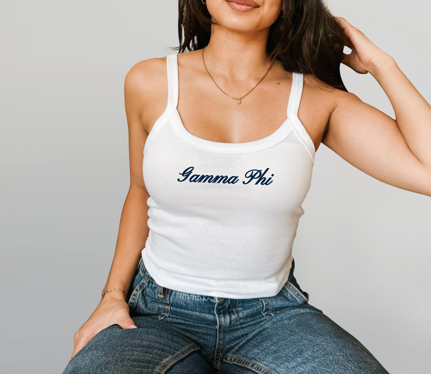 Gamma Phi Beta Cloud Nine Crop Top