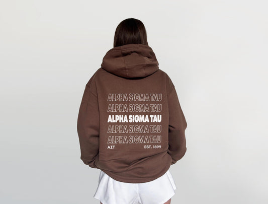 Alpha Sigma Tau Brown Sweatshirt
