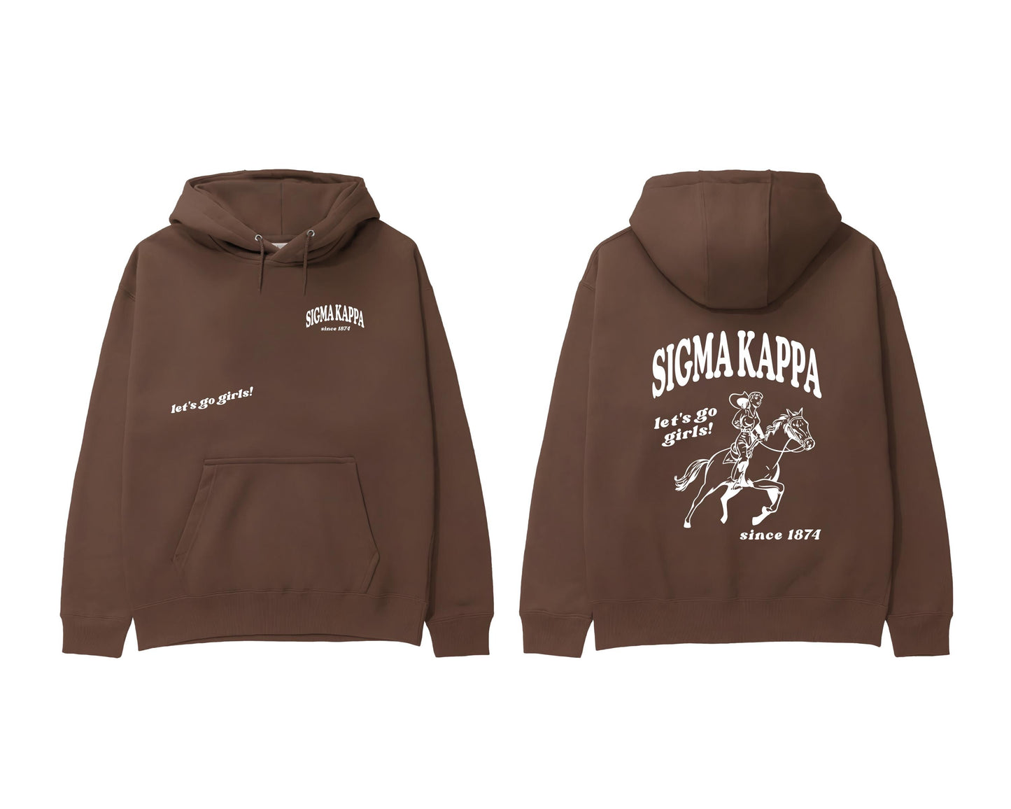 Sigma Kappa Let's Go Girls Sweatshirt