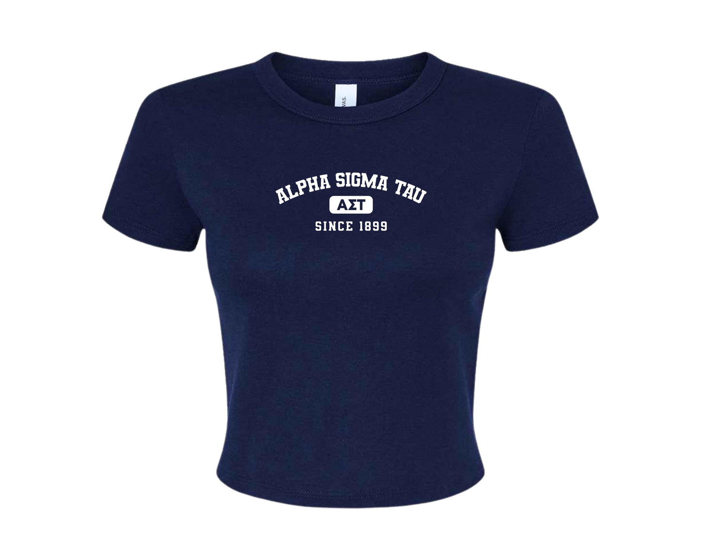 Alpha Sigma Tau Game Day Crop Top