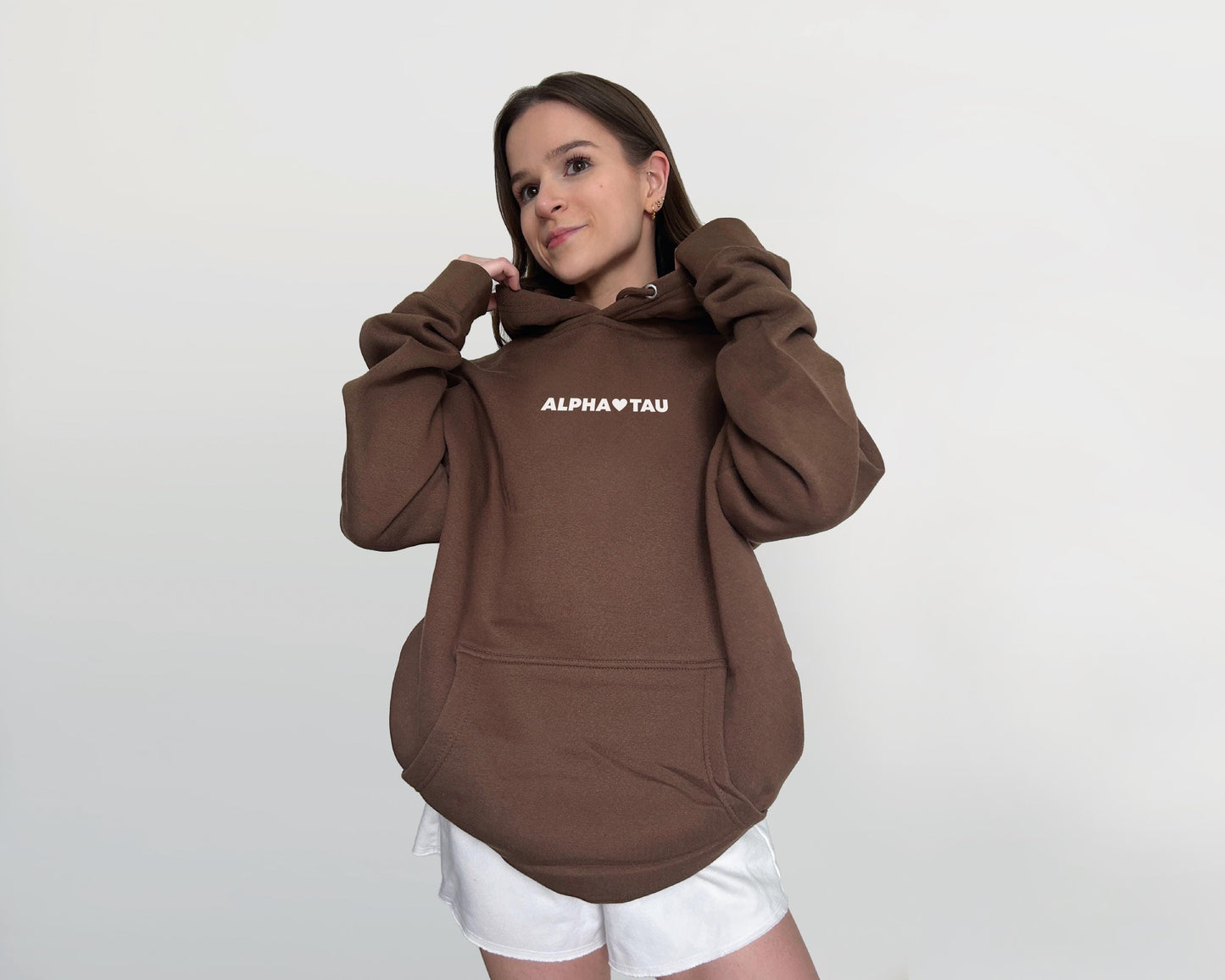 Alpha Sigma Tau Brown Sweatshirt