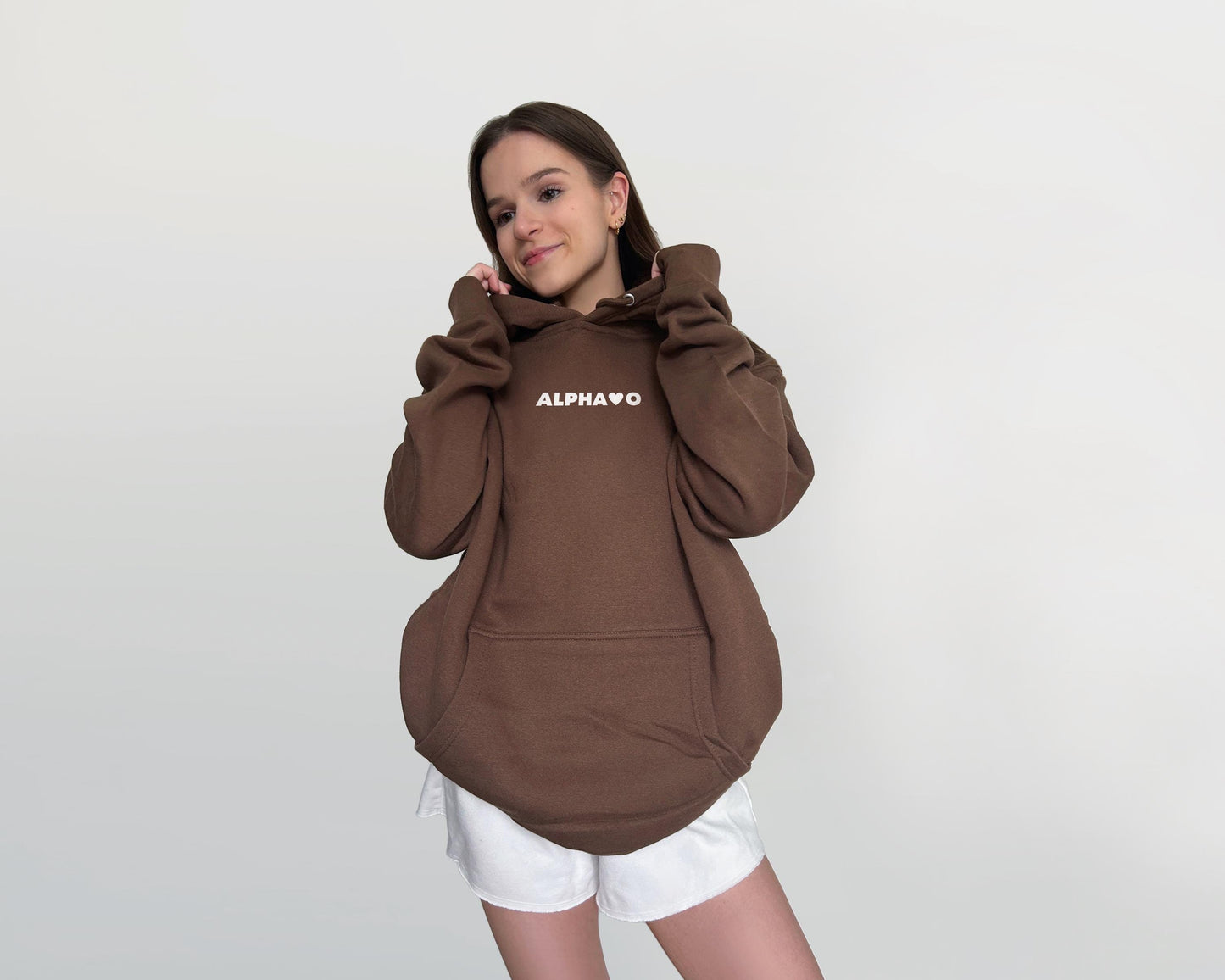 Alpha Omicron Pi Brown Sweatshirt