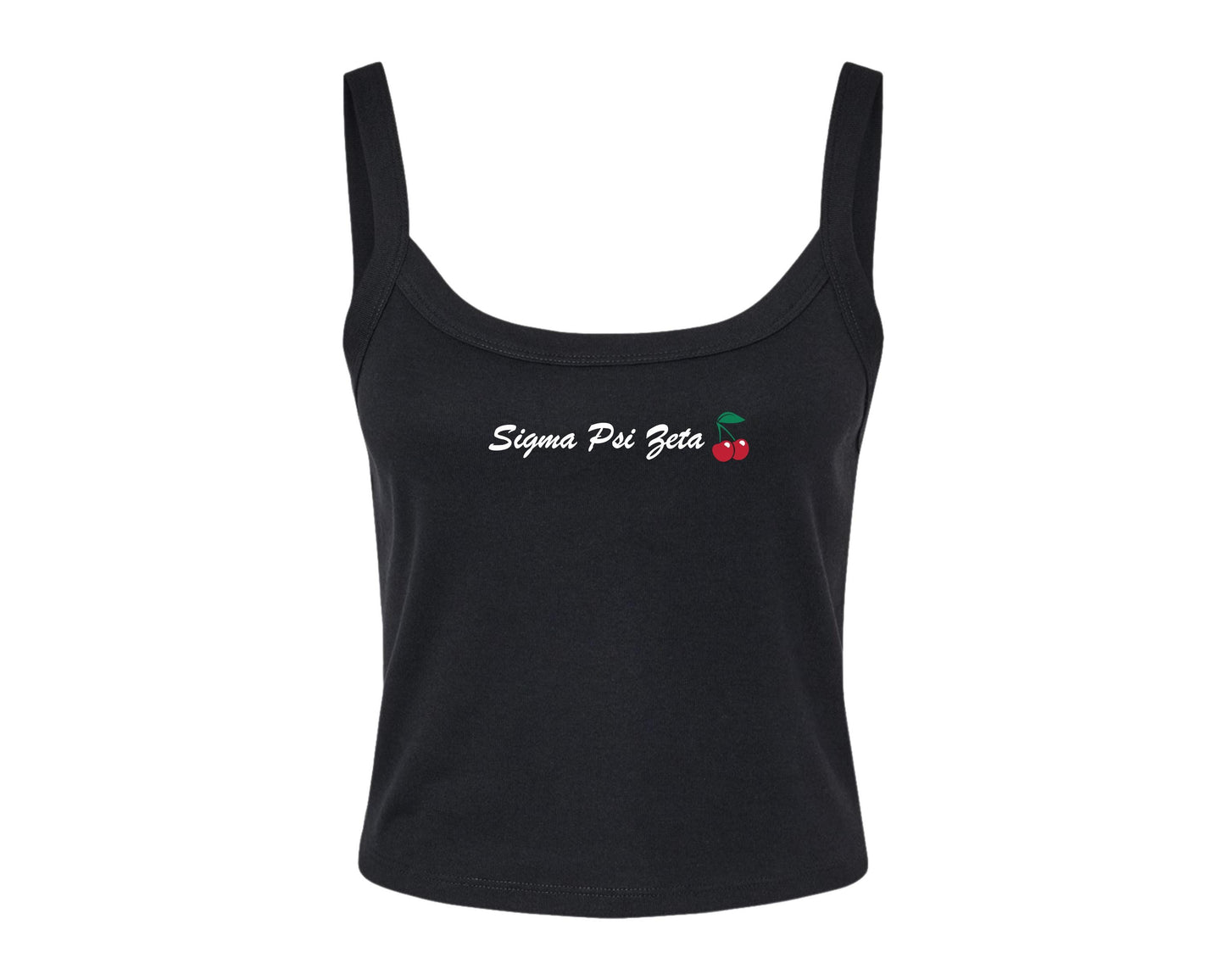 Sigma Psi Zeta Black Cherry Crop Top