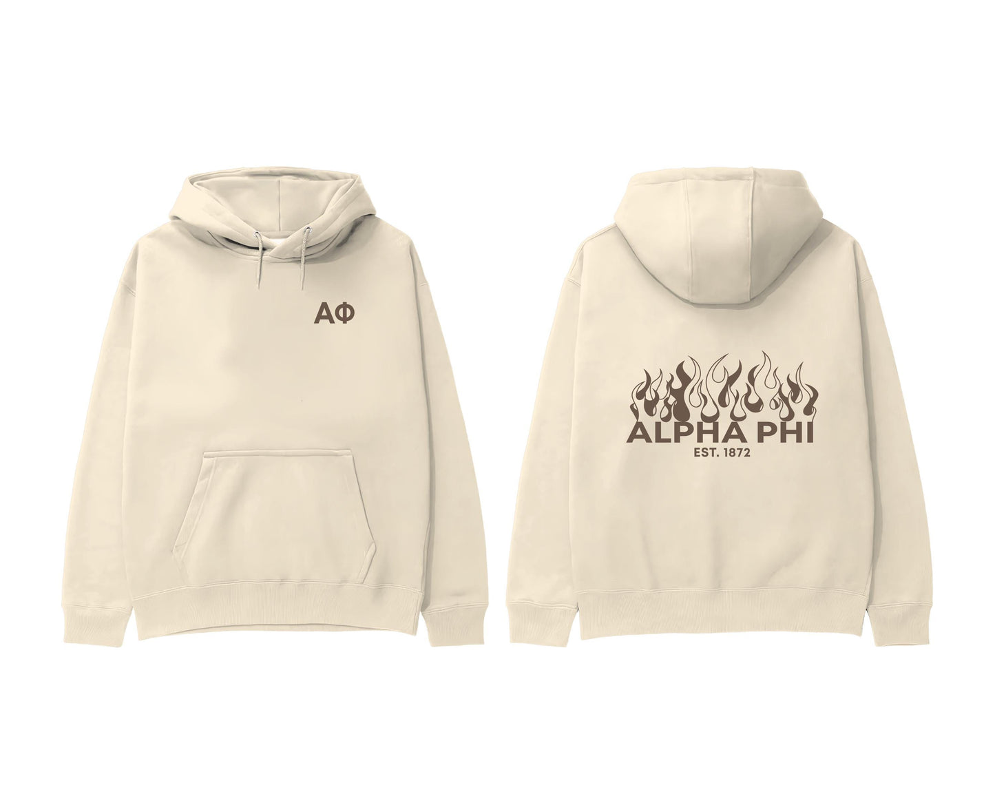 Alpha Phi Flames Sweatshirt