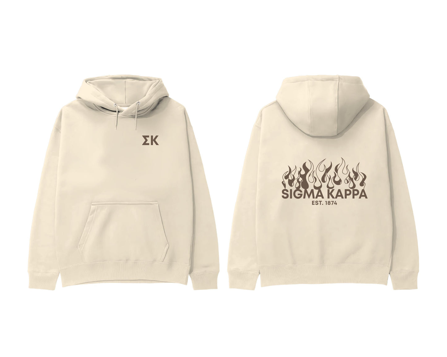 Sigma Kappa Flames Sweatshirt