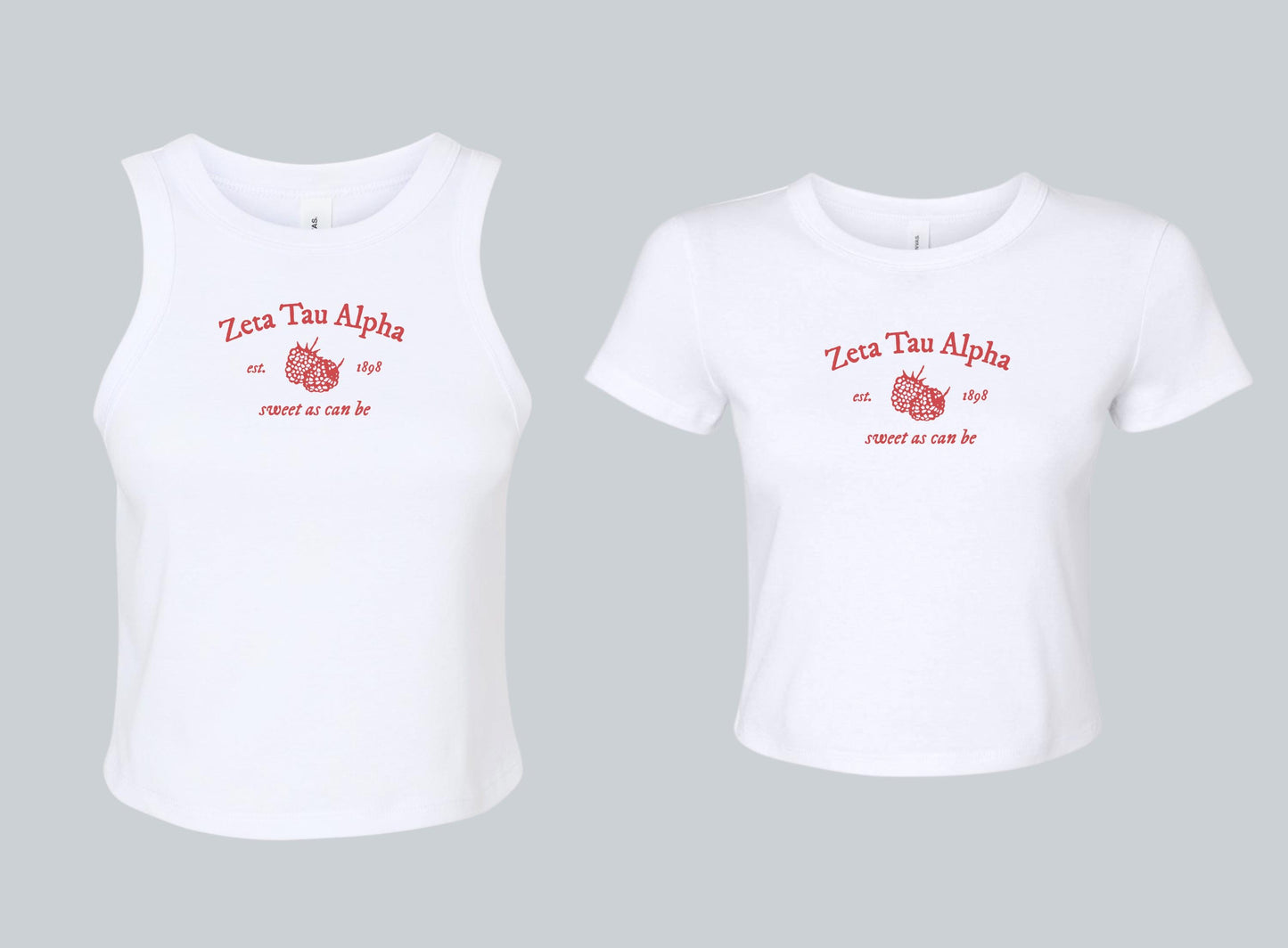 Zeta Tau Alpha Sweet As Can Be Crop Top