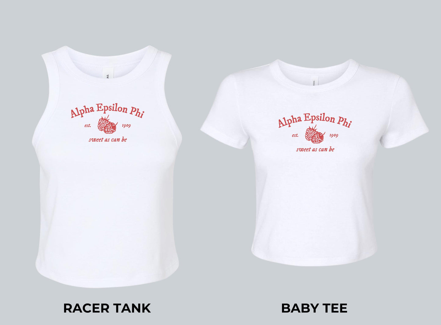 Alpha Epsilon Phi Sweet As Can Be Crop Top