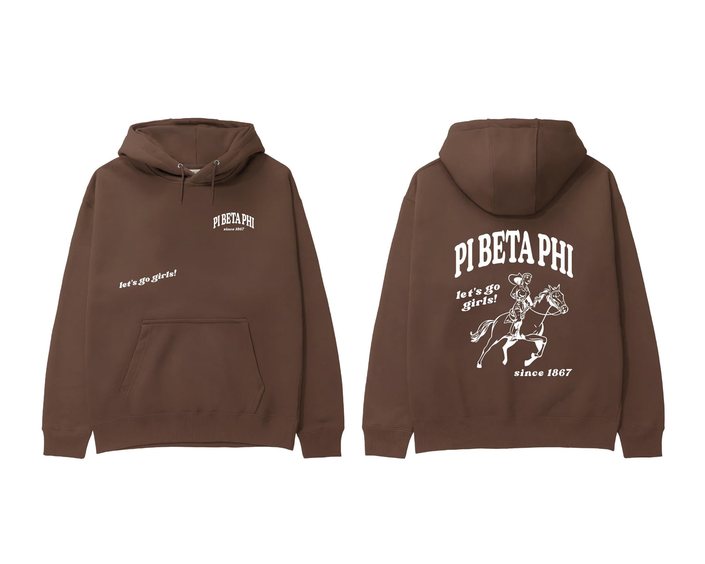 Pi Beta Phi Let's Go Girls Sweatshirt