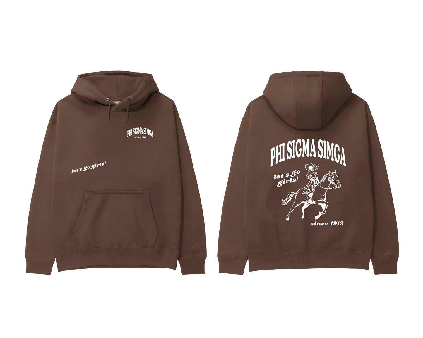 Phi Sigma Sigma Let's Go Girls Sweatshirt