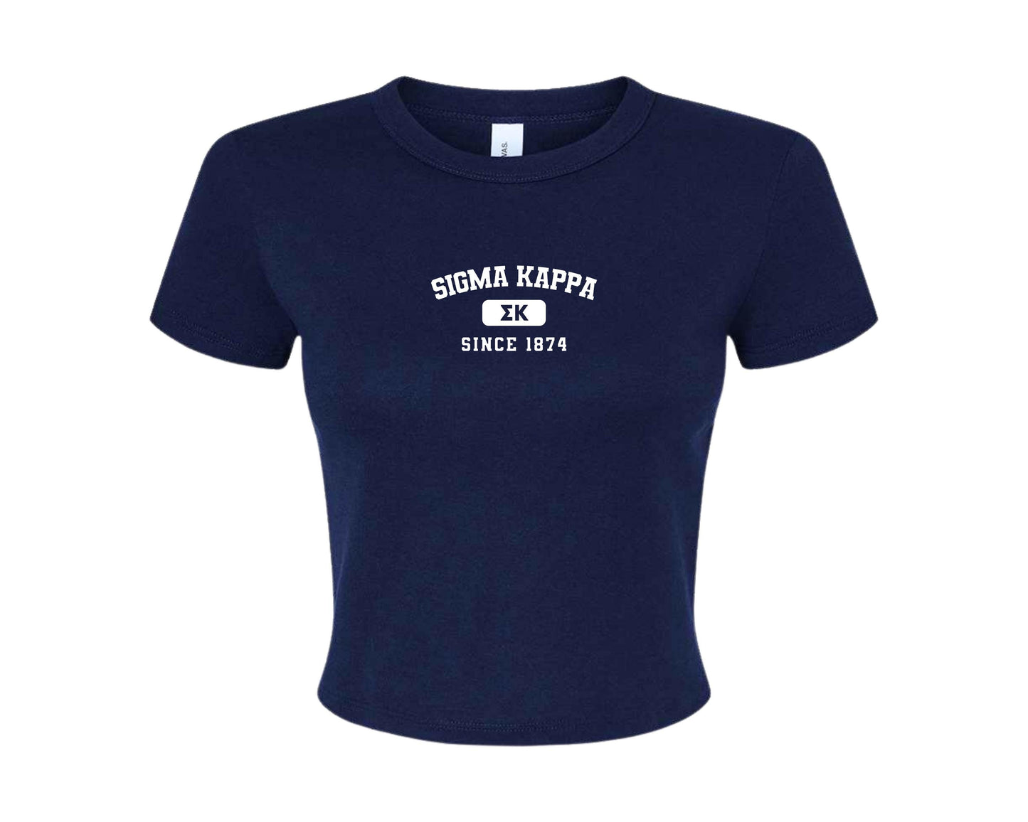 Sigma Kappa Game Day Crop Top