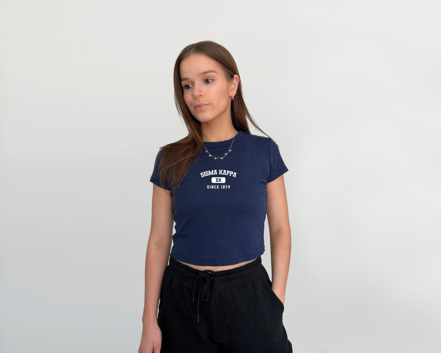 Sigma Kappa Game Day Crop Top