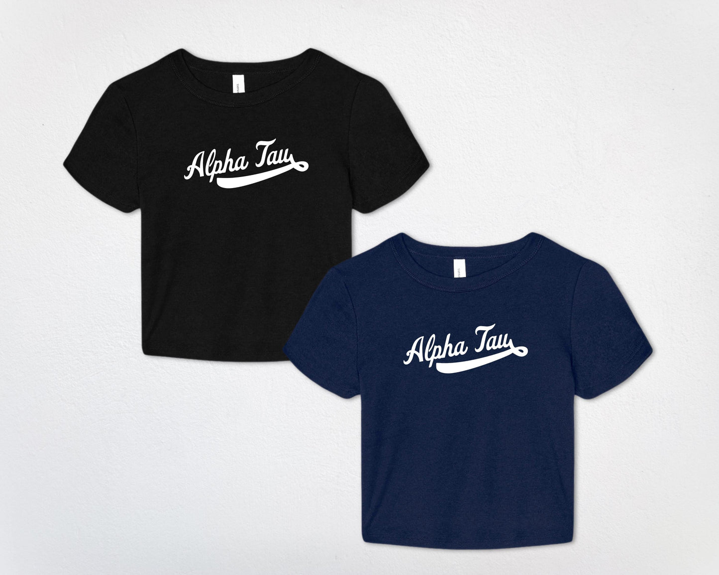 Alpha Sigma Tau Ballpark Baby Tee