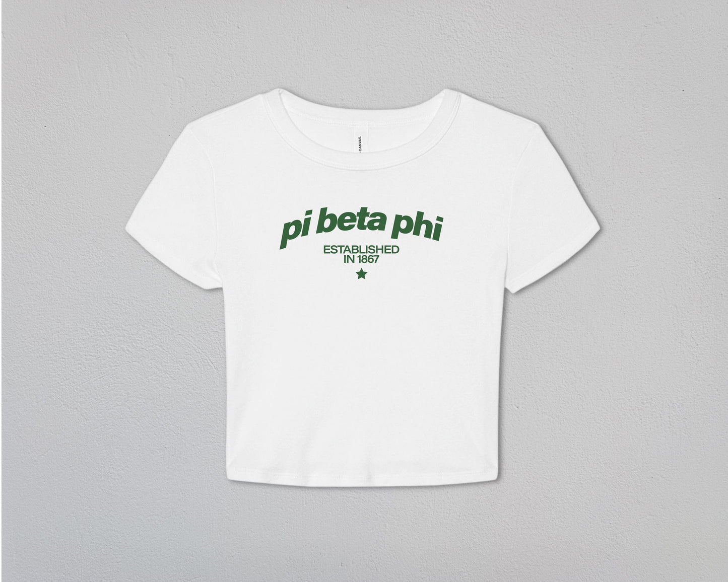 Pi Beta Phi Evergreen Baby Tee