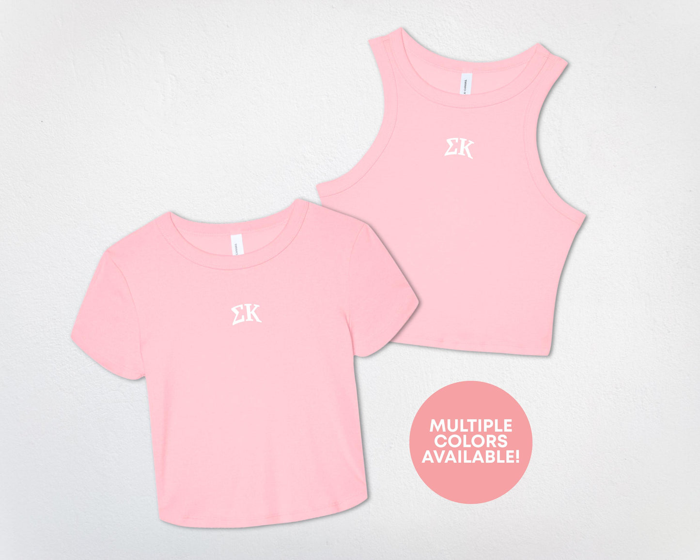 Sigma Kappa Essential Crop Top | Sigma Kappa Apparel | Sorority Merch