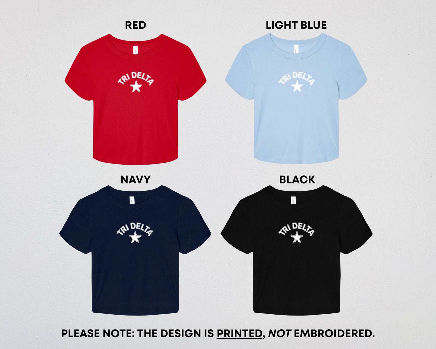 Delta Delta Delta Allstar Baby Tee
