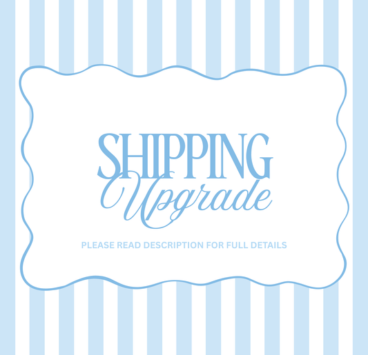 Shipping Upgrade