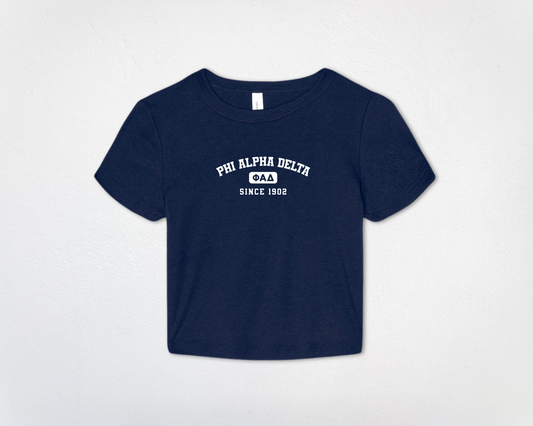 Phi Alpha Delta Game Day Crop Top