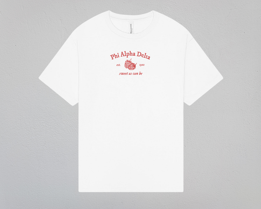 Phi Alpha Delta Sweet As Can Be Tee