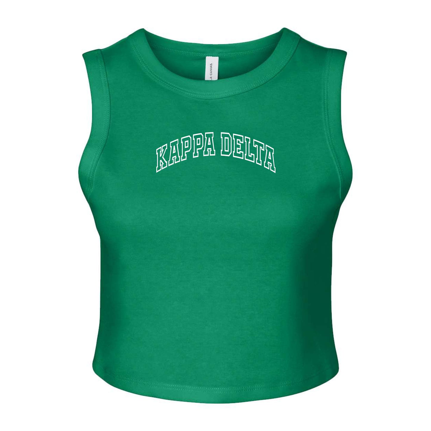 Kappa Delta Classic Green Crop Top