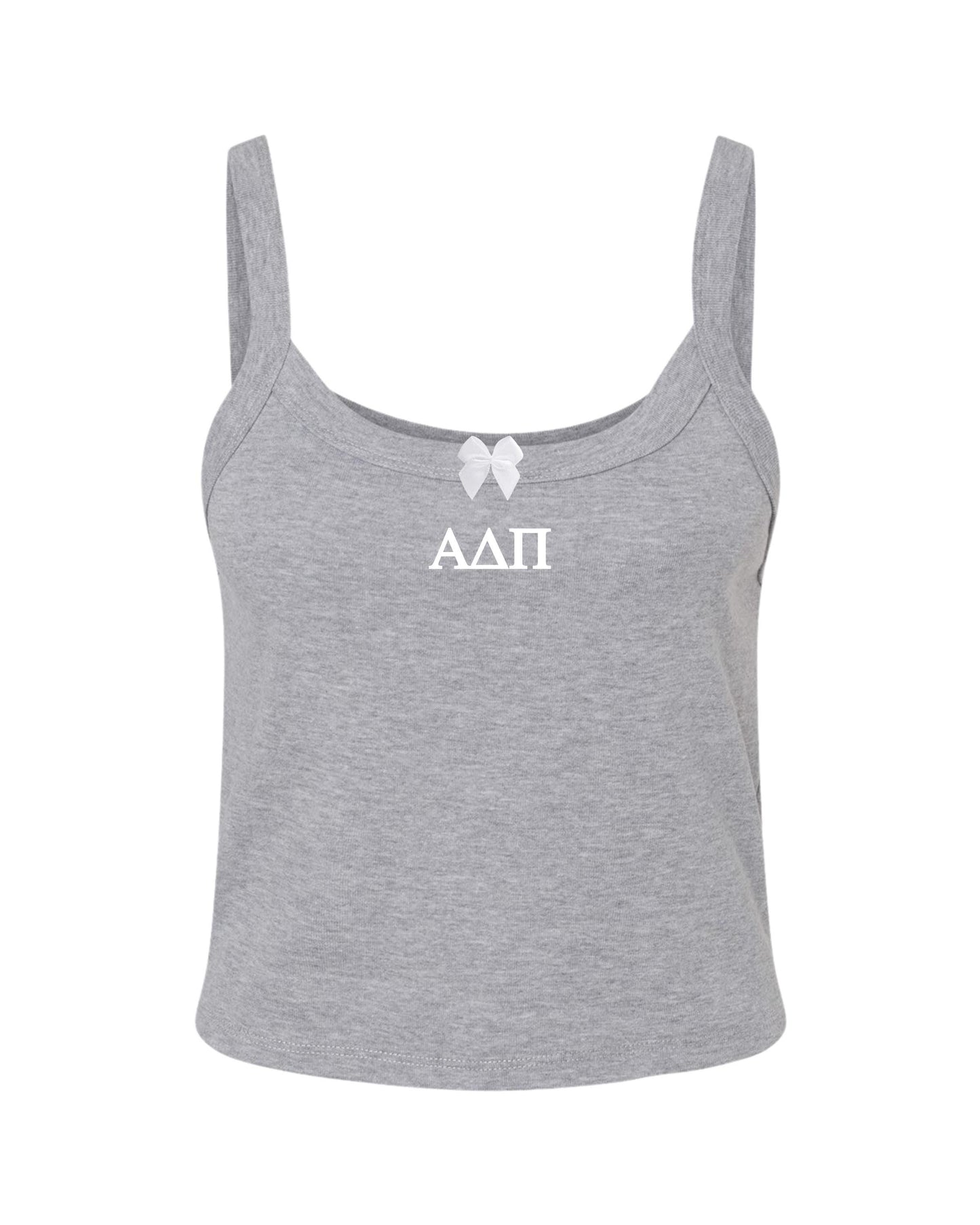 Alpha Delta Pi Bow Down Crop Top