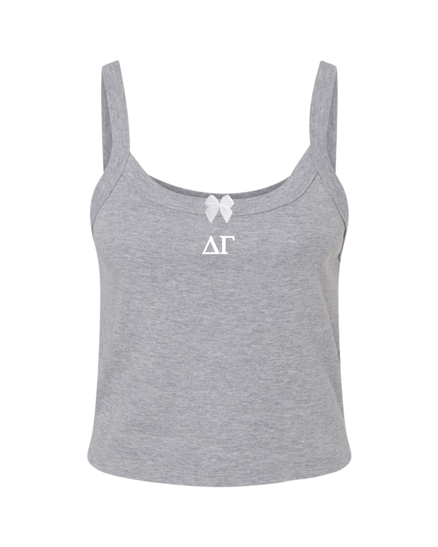 Delta Gamma Bow Down Crop Top