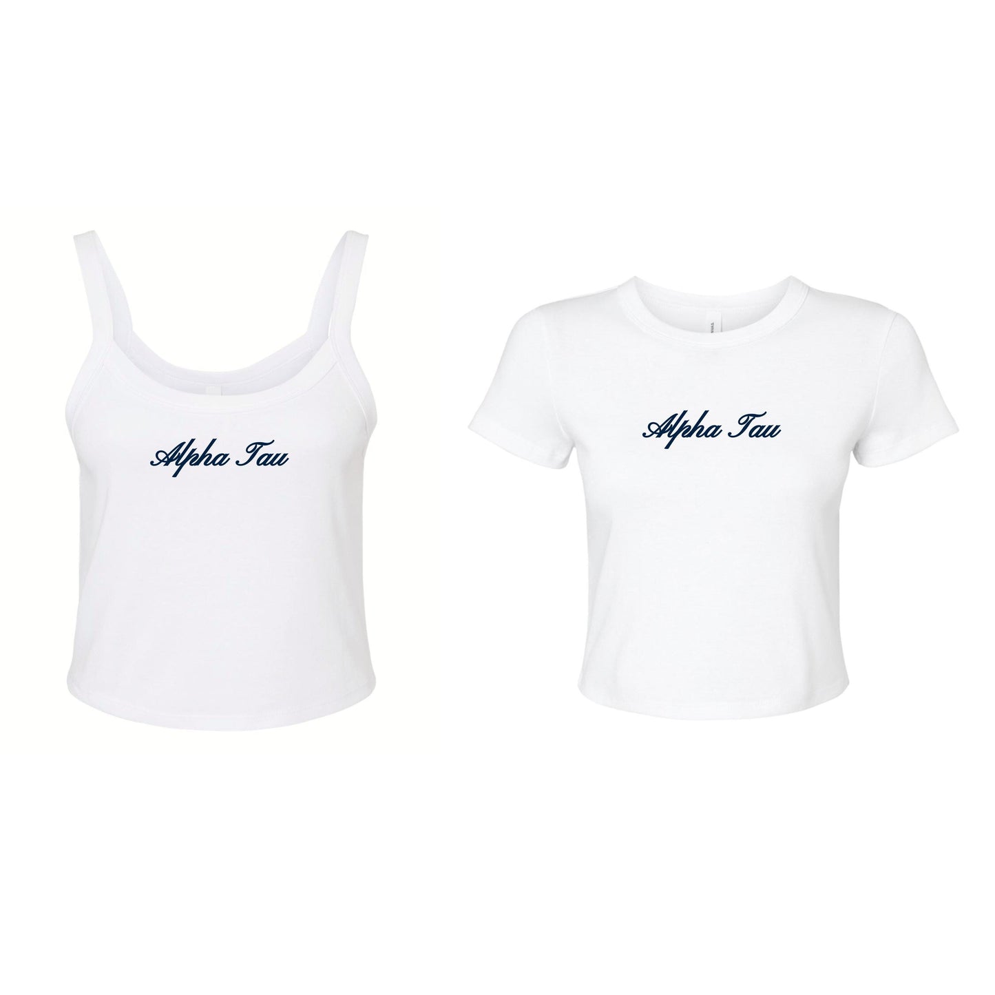 Alpha Sigma Tau Cloud Nine Crop Top