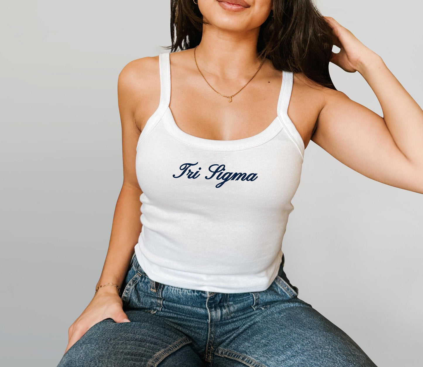 Sigma Sigma Sigma Cloud Nine Crop Top