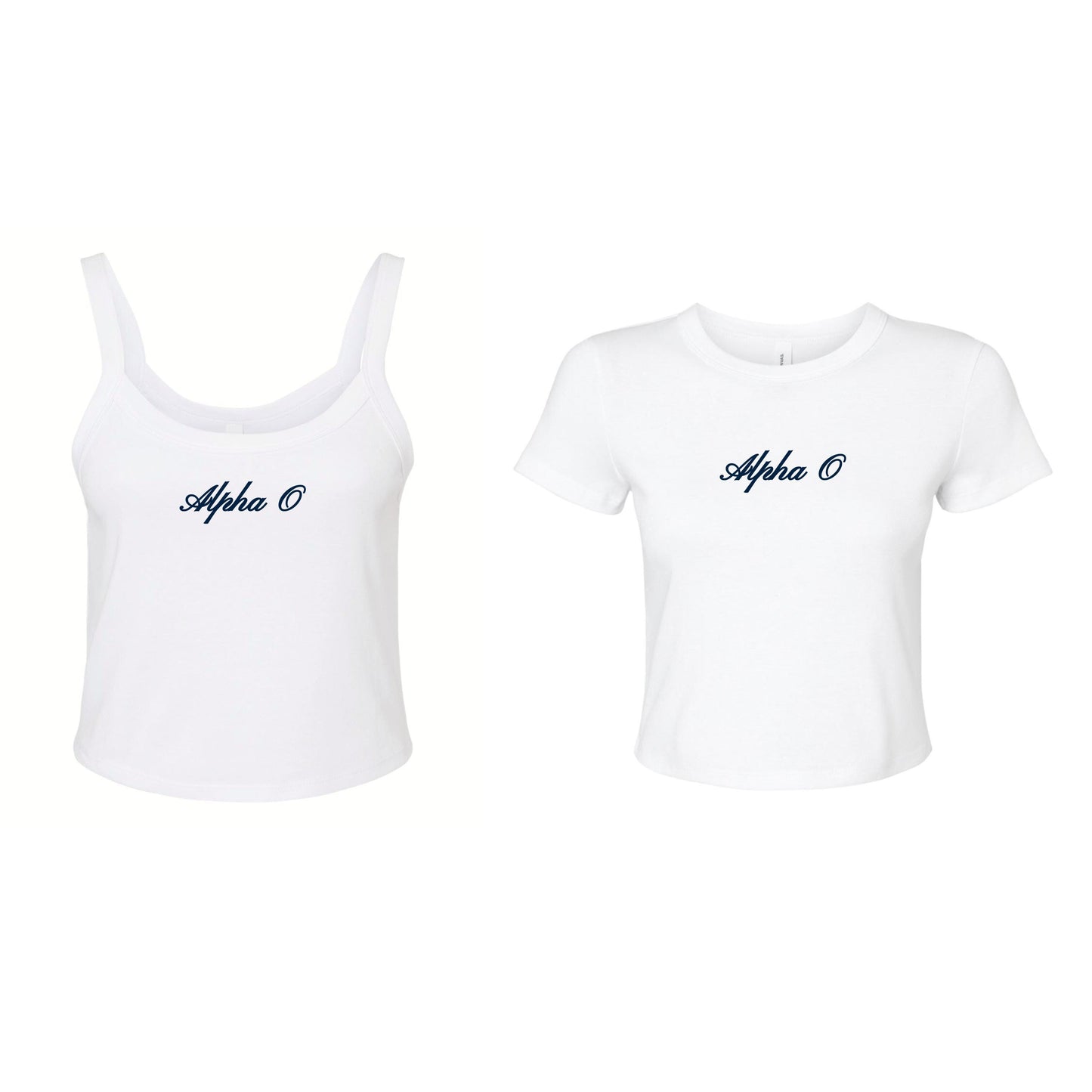 Alpha Omicron Pi Cloud Nine Crop Top