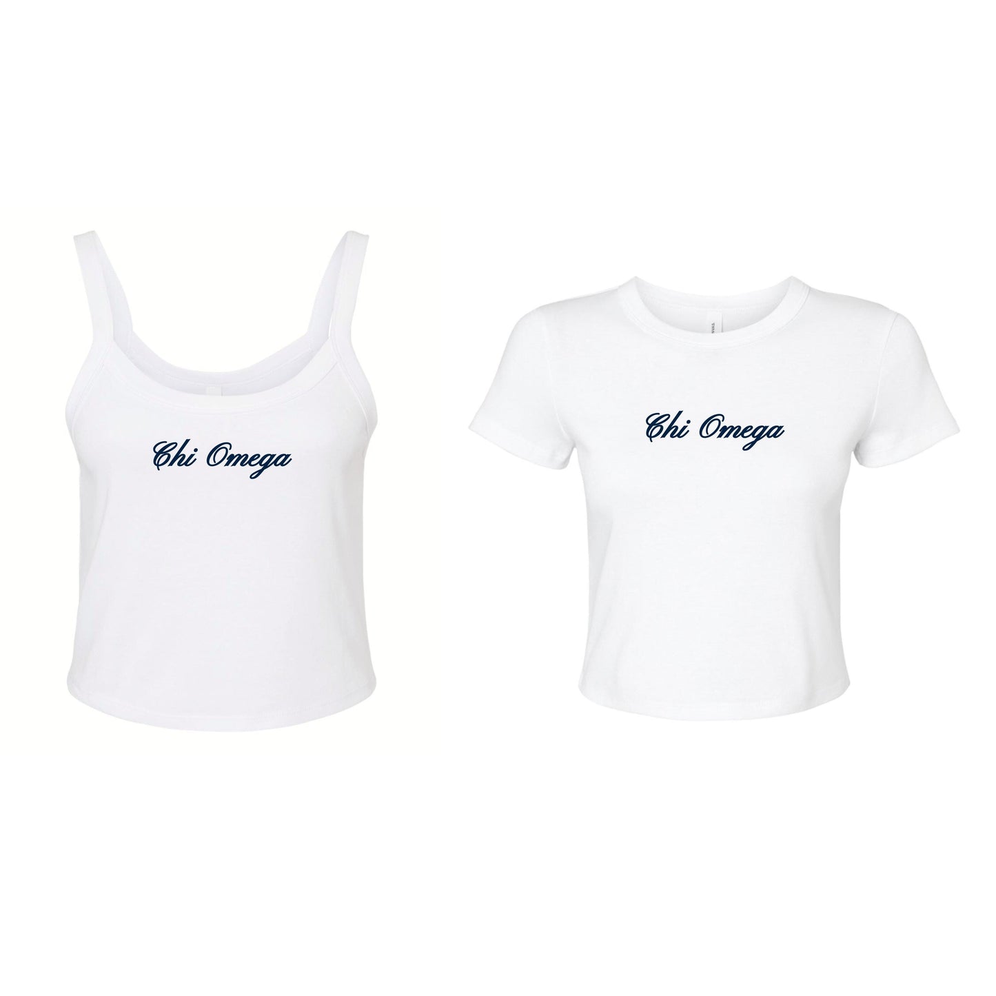 Chi Omega Cloud Nine Crop Top