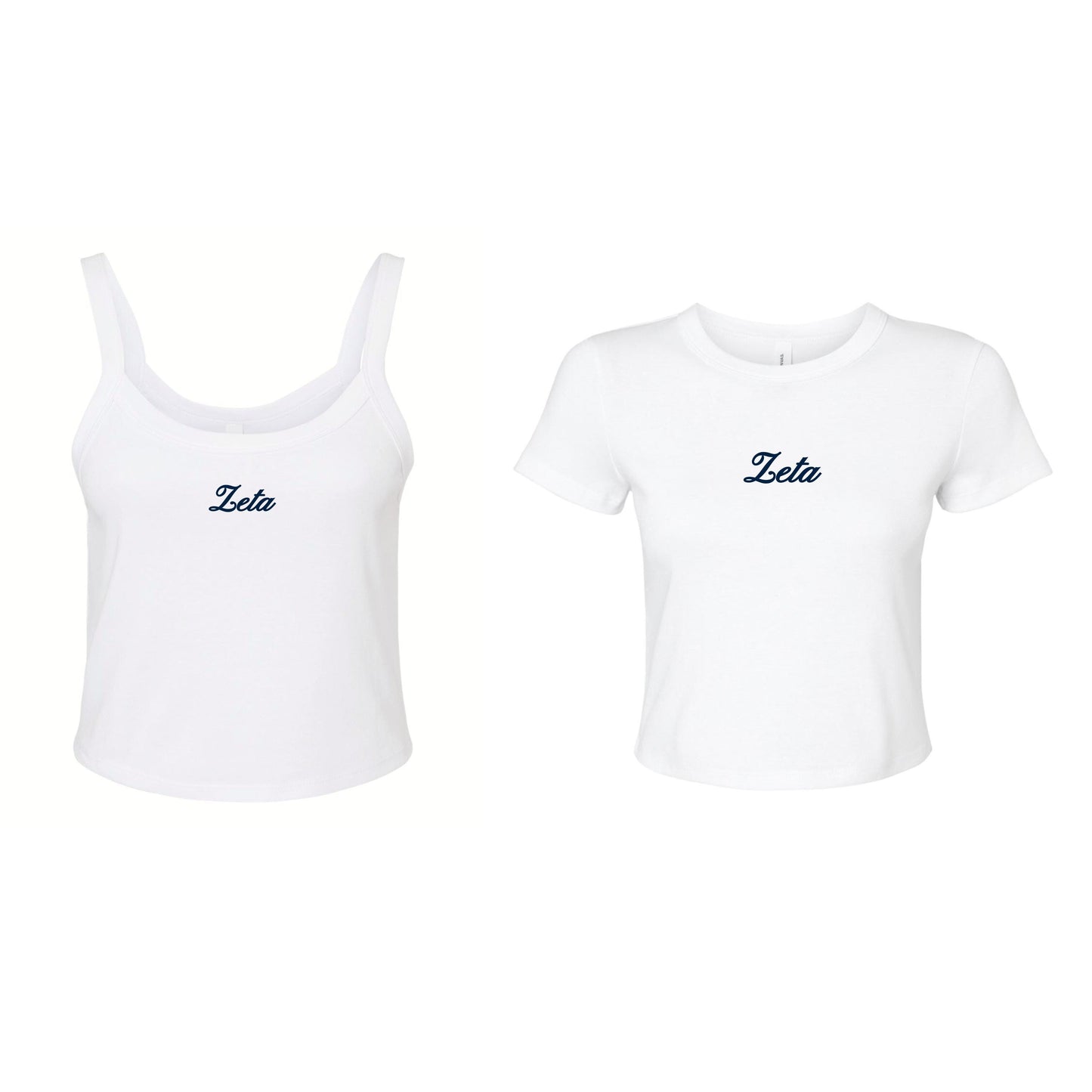 Zeta Tau Alpha Cloud Nine Crop Top