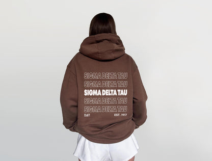 Sigma Delta Tau Brown Sweatshirt