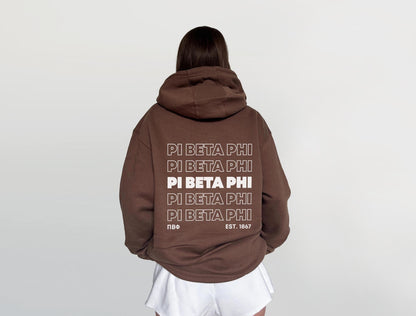 Pi Beta Phi Brown Sweatshirt