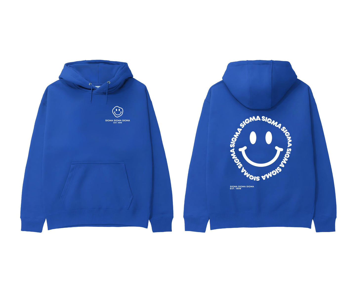Sigma Sigma Sigma Smiley Face Sweatshirt