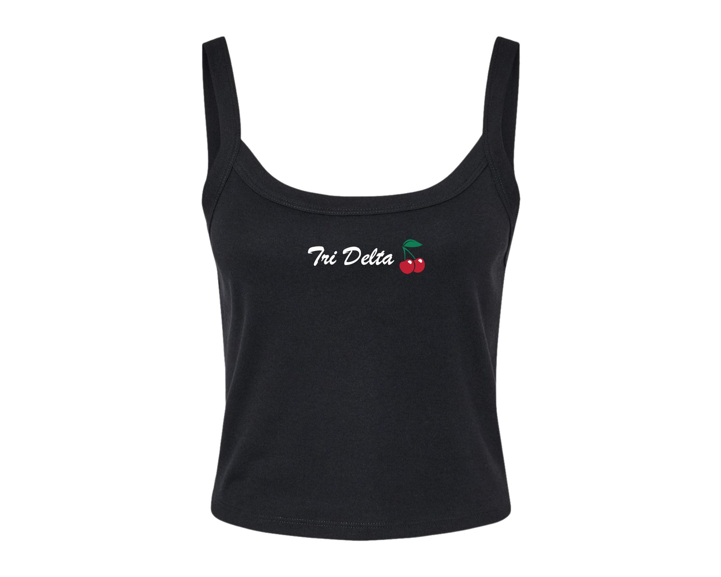 Delta Delta Delta Black Cherry Crop Top