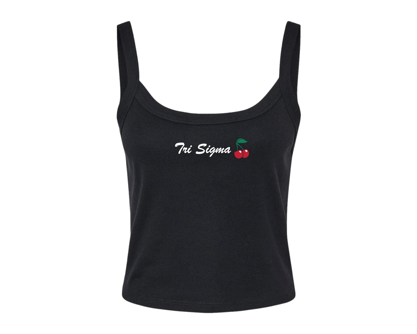 Sigma Sigma Sigma Black Cherry Crop Top