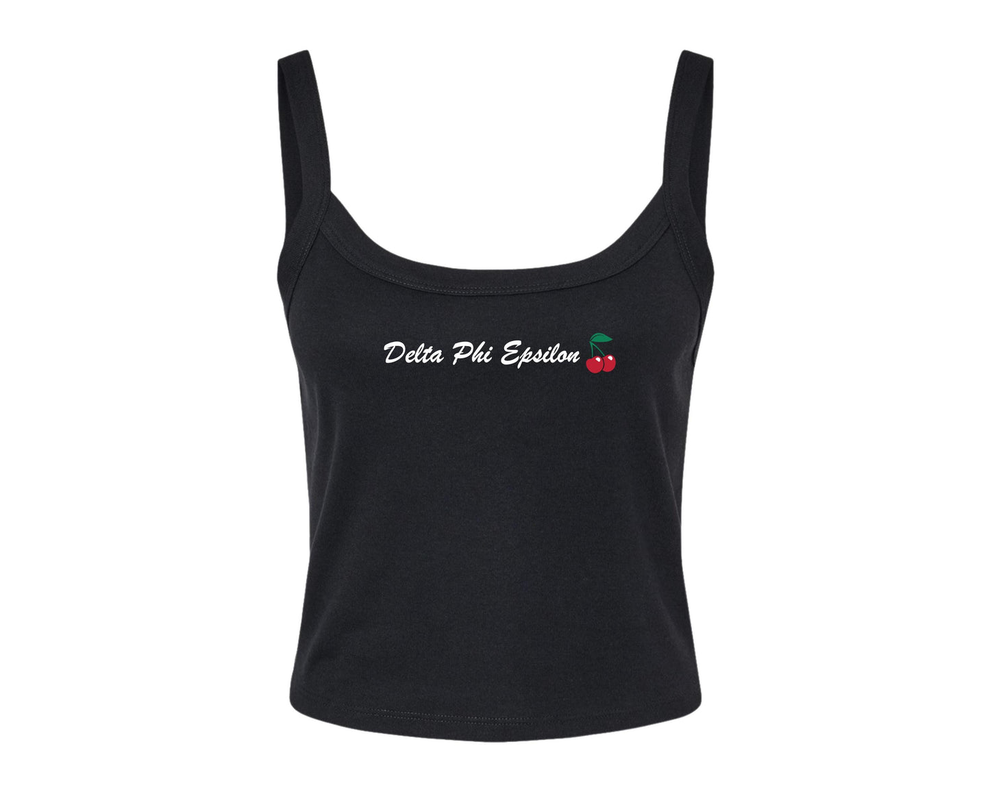 Delta Phi Epsilon Black Cherry Crop Top