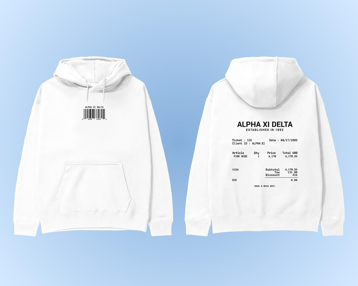 Alpha Xi Delta Have A Nice Day Sweatshirt