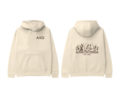 Alpha Chi Omega Flames Sweatshirt