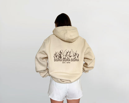 Sigma Sigma Sigma Flames Sweatshirt
