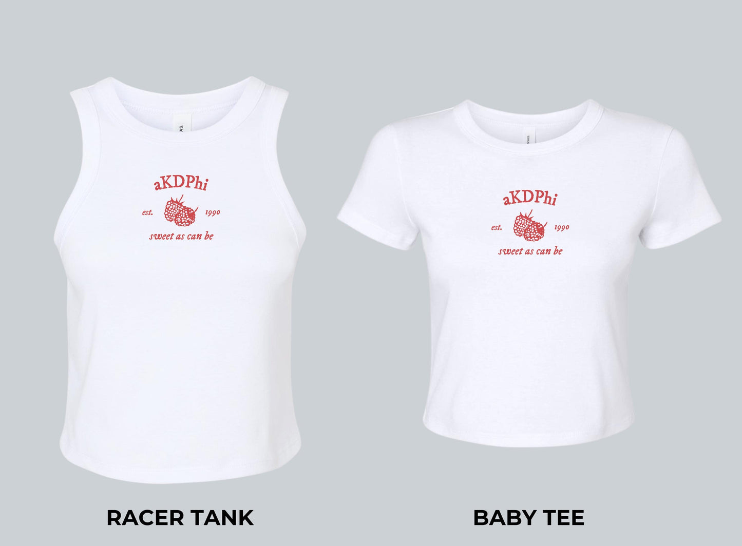 alpha Kappa Delta Phi Sweet As Can Be Crop Top
