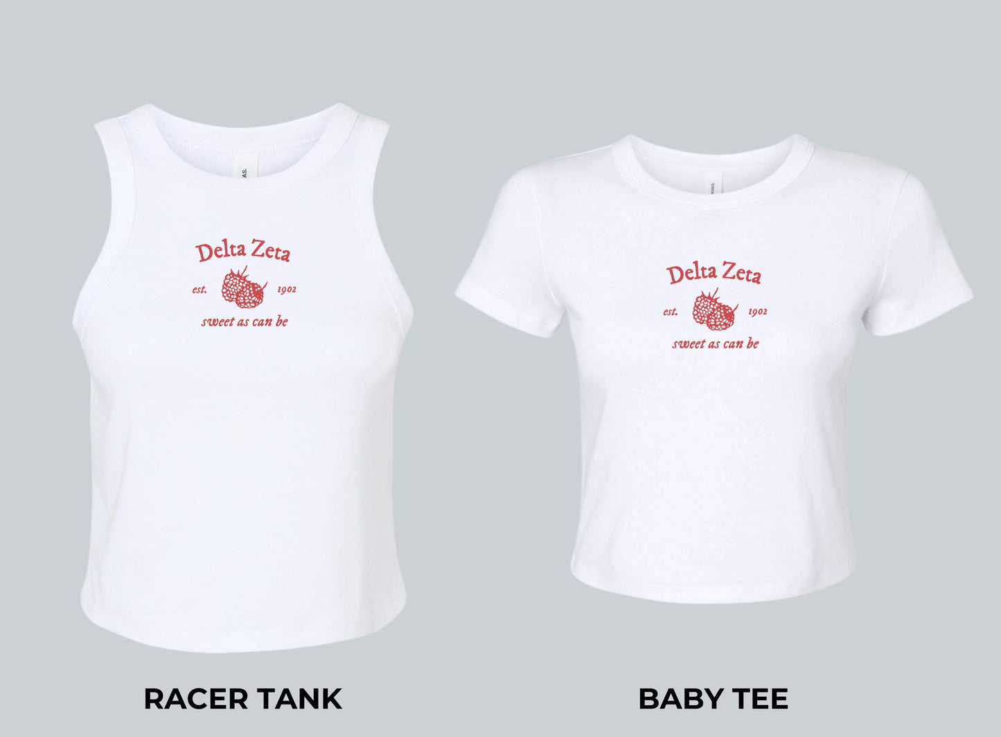 Delta Zeta Sweet As Can Be Crop Top