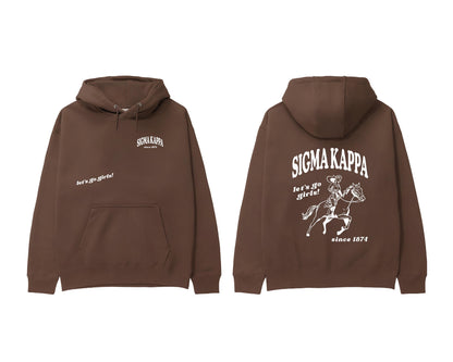 Sigma Kappa Let's Go Girls Sweatshirt