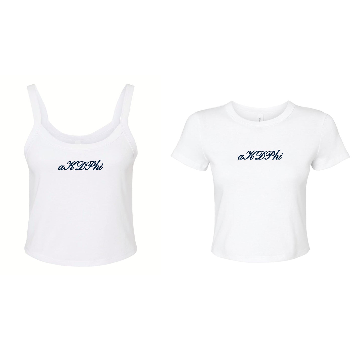 alpha Kappa Delta Phi Cloud Nine Crop Top