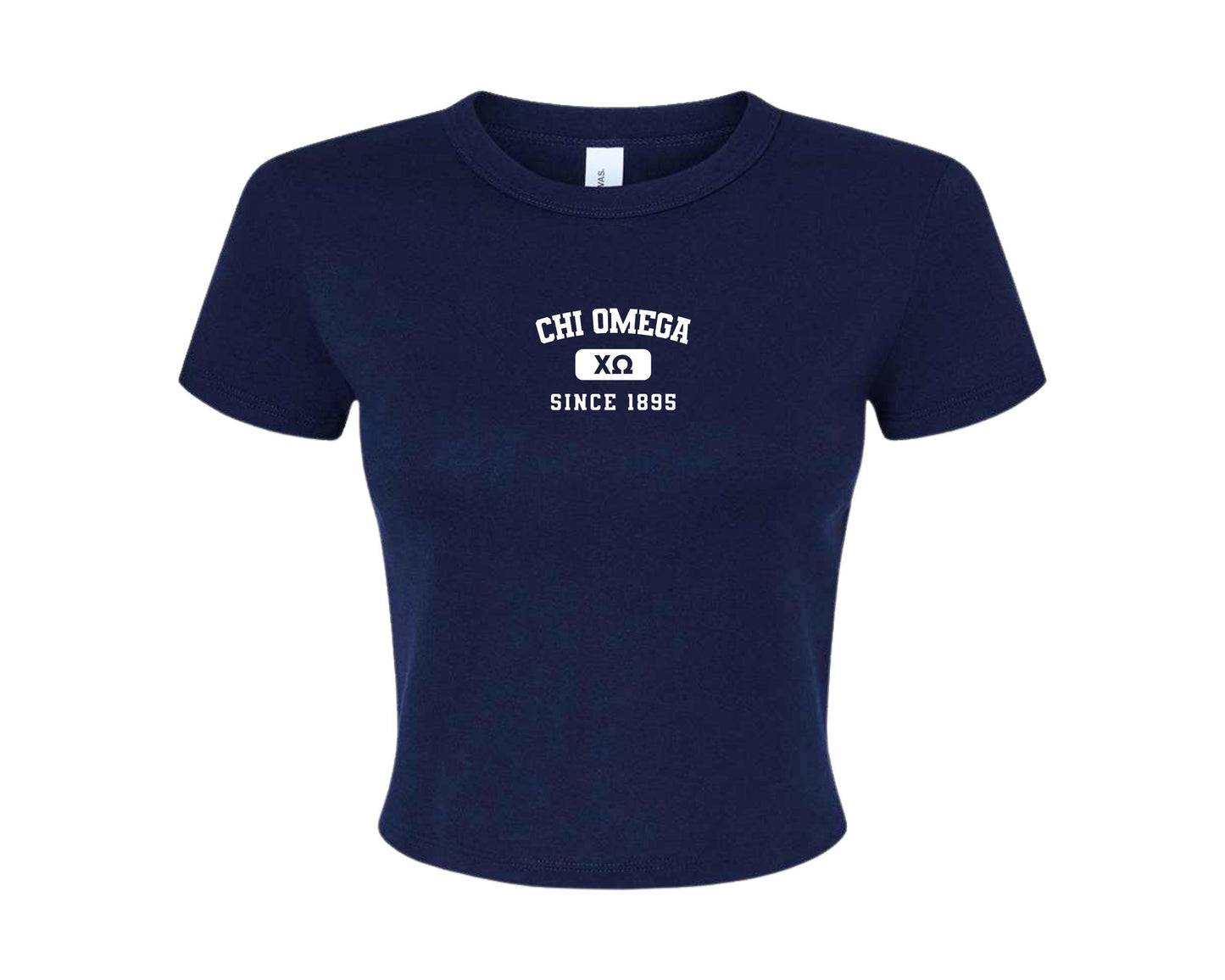 Chi Omega Game Day Crop Top