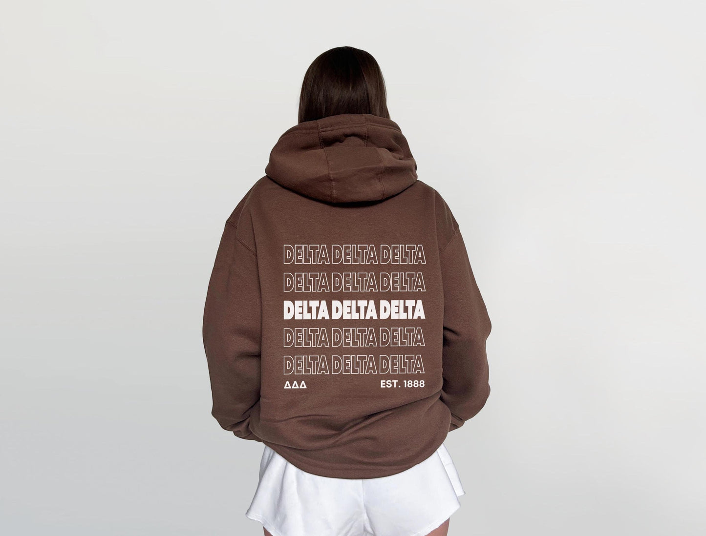 Delta Delta Delta Brown Sweatshirt