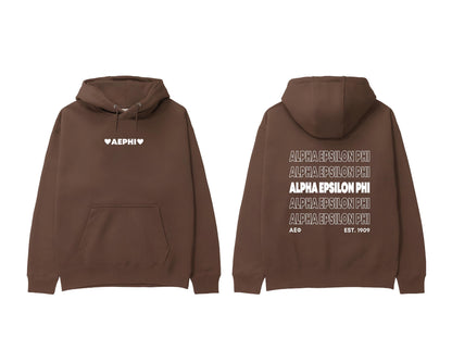 Alpha Epsilon Phi Brown Sweatshirt