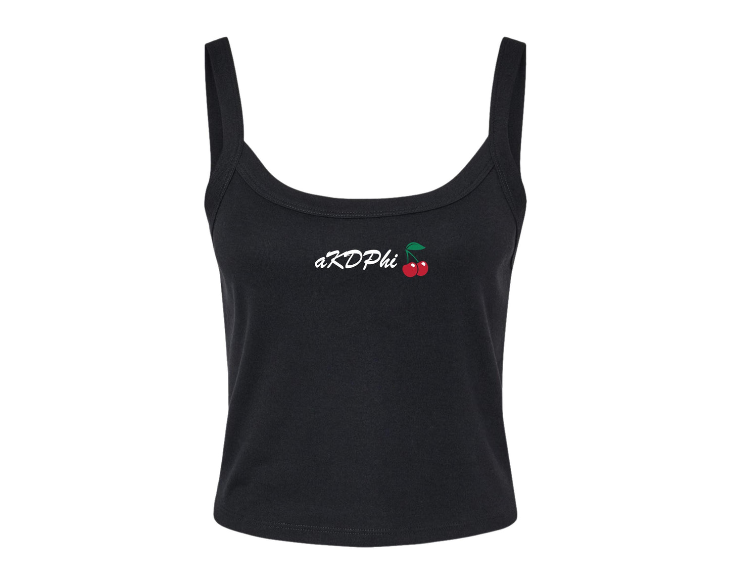 alpha Kappa Delta Phi Black Cherry Crop Top